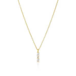 Sif Jakobs Ellera Ovale Piccolo halskæde SJ-N2414-CZ-YG