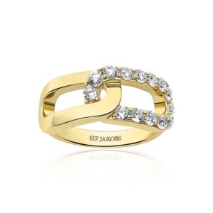 Sif Jakobs Capizzi Due ring SJ-R42238-CZ-YG