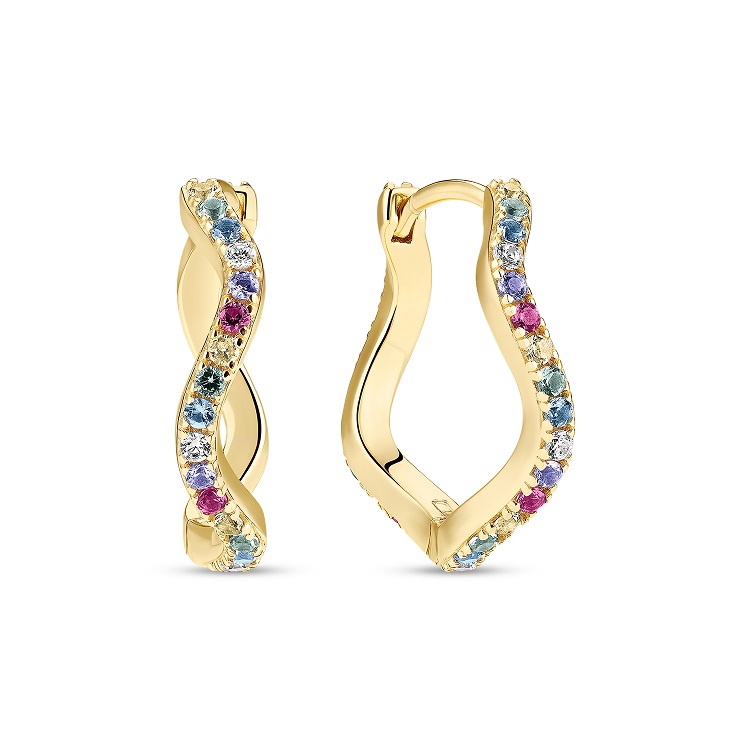 Sif Jakobs Ellera Waves Grande øreringe SJ-E3869-XCZ-YG