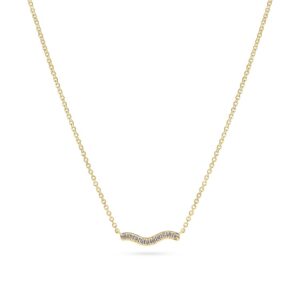 Sif Jakobs Ellera Waves halskæde SJ-N3859-CZ-YG