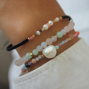 Stine A Candy White Forest Mix Armbånd 3195-02-OS