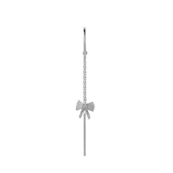 Stine A ørering Petit Bow double chain 1353-00-S