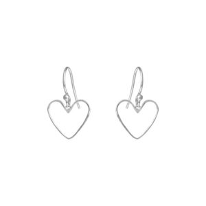 Susanne Friis Bjørner Hjerte 25 mm. øreringe 5703-1-12