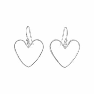 Susanne Friis Bjørner Hjerte 30 mm. øreringe 5703-1-20