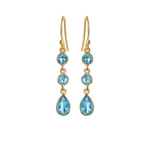 Susanne Friis Bjørner - Øreringe i forgyldt 5266-2-186