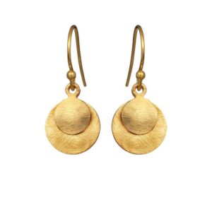 Susanne Friis Bjørner - Øreringe i forgyldt 5181-2