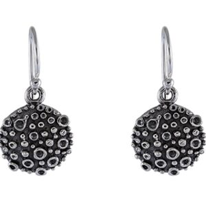 Raw-Oxi øreringe sølv