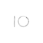 Stine A - Tinsel Creol Earring Piece Silver (1 stk.)