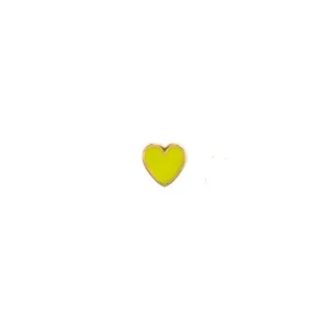 Stine A ørering Petit Love Heart Neon Yellow 1181-02-NeonYellow