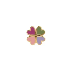 Stine A ørering Love Heart Clover 1400-02-S