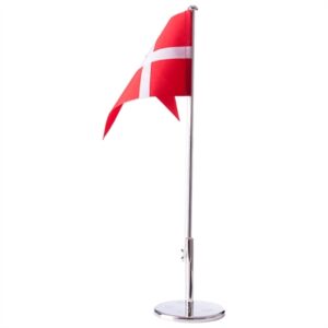 Nordahl Forkromet flagstang 40cm m/ dåbsfod 87015081024