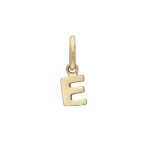 Siersbøl - 14 kt. guld bogstav - E