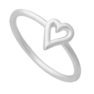 Aqua Dulce - Heart ring i sølv 4134