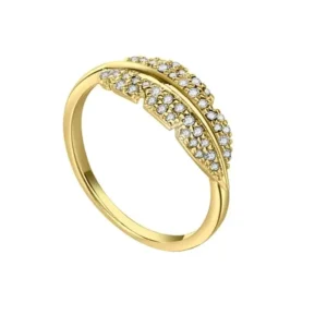 Aqua Dulce - Flora ring i forgyldt 4501