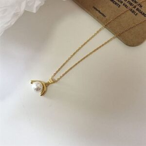 "Nika" halskæde forgyldt sølv