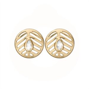 Christina øreringe forgyldt sølv 671-g61
