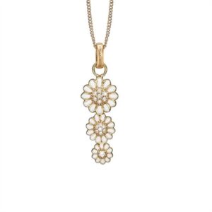 Christina vedhæng forgyldt sølv uden kæde