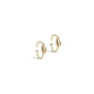 ENAMEL HOOPS TWISTIE DROP E448G