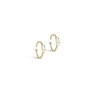 ENAMEL HOOPS TWISTIE LOVE E449G