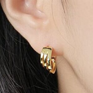 "Chioma" øreringe forgyldt sølv