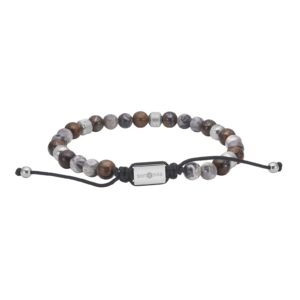 SON armbånd map stone/ilmenite bronzitite og stål