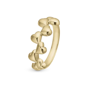 My Love Ring - Blankpoleret Forgyldt Sterling Sølv