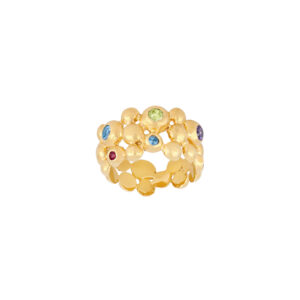 Forg. sølvring m/cz Str.56