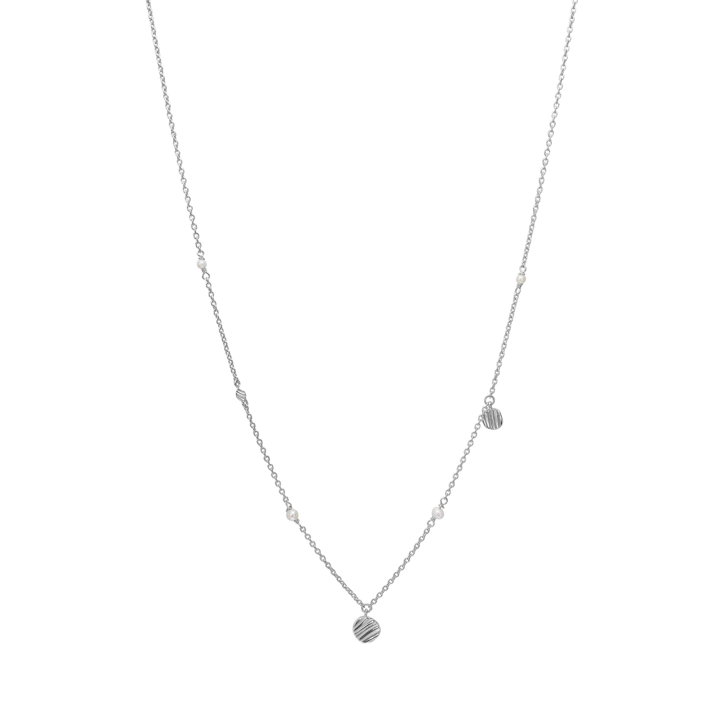 Rhd. sølv halskæde RIPPLES52