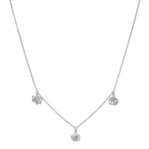 Rhd. sølv halskæde BLOSSOM52