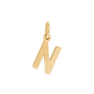 Siersbøl bogstav 14 kt. guld "N"