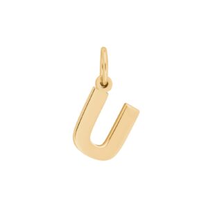 Siersbøl bogstav 14 kt. guld "U"