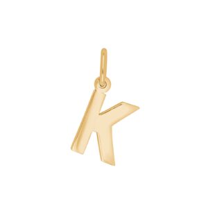 Forg. sølvvedhæng bogstav - K