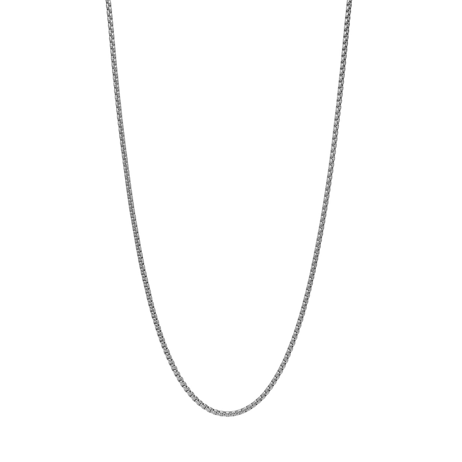 SON kæde stål, rund venezia 45+5cm