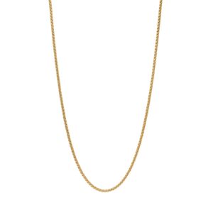 SON kæde stål IP gold, rund venezia 45+5cm