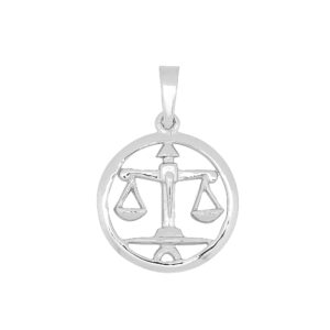 Rhod. sølvvedhæng VÆGTEN 15mm