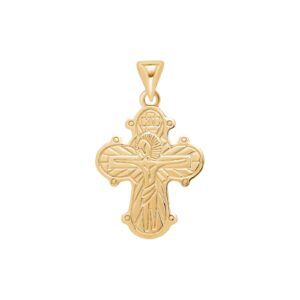 Forg. sølvdagmarkors m/apostle 24mm