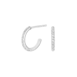 Rhod. sølvørestikker halvcreol 12mm