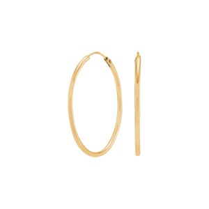 Forgyldt sølv creol 25mm HOOPS52