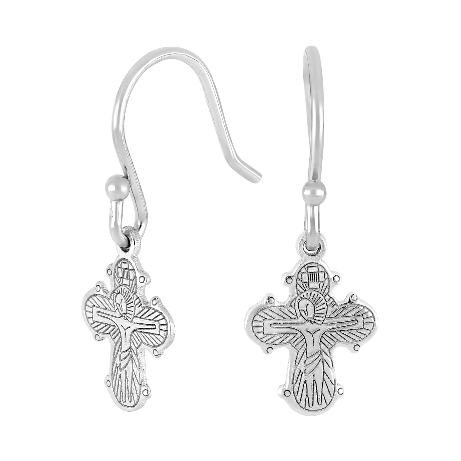 Siersbøl øreringe med dagmarkors 30257520900