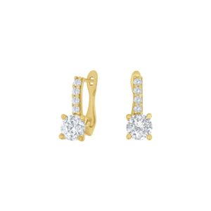 8kt. guldørehænger m/cz