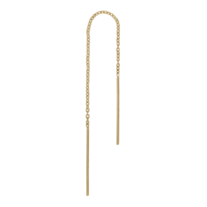 8kt. guldørekæde m/stav 1 stk.