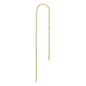 14kt. guldørekæde m/stav PIERCE52 1stk.