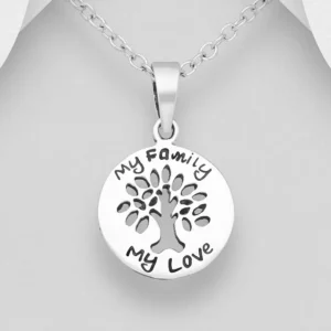 Donnatella halskæde sølv