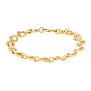 Forg. sølvarmbånd mat/blank