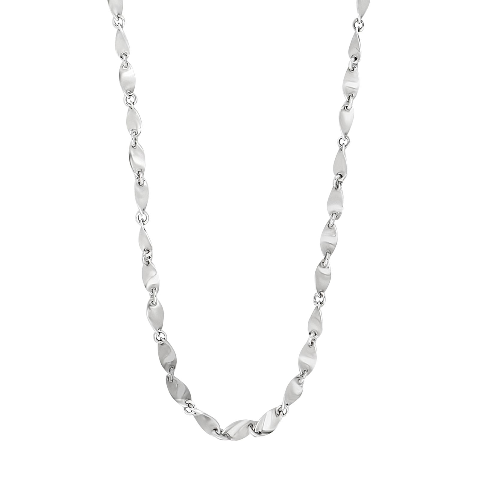 Rhod. sølvhalskæde