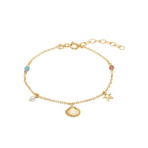 Forgyldt sølv armbånd SEASIDE52