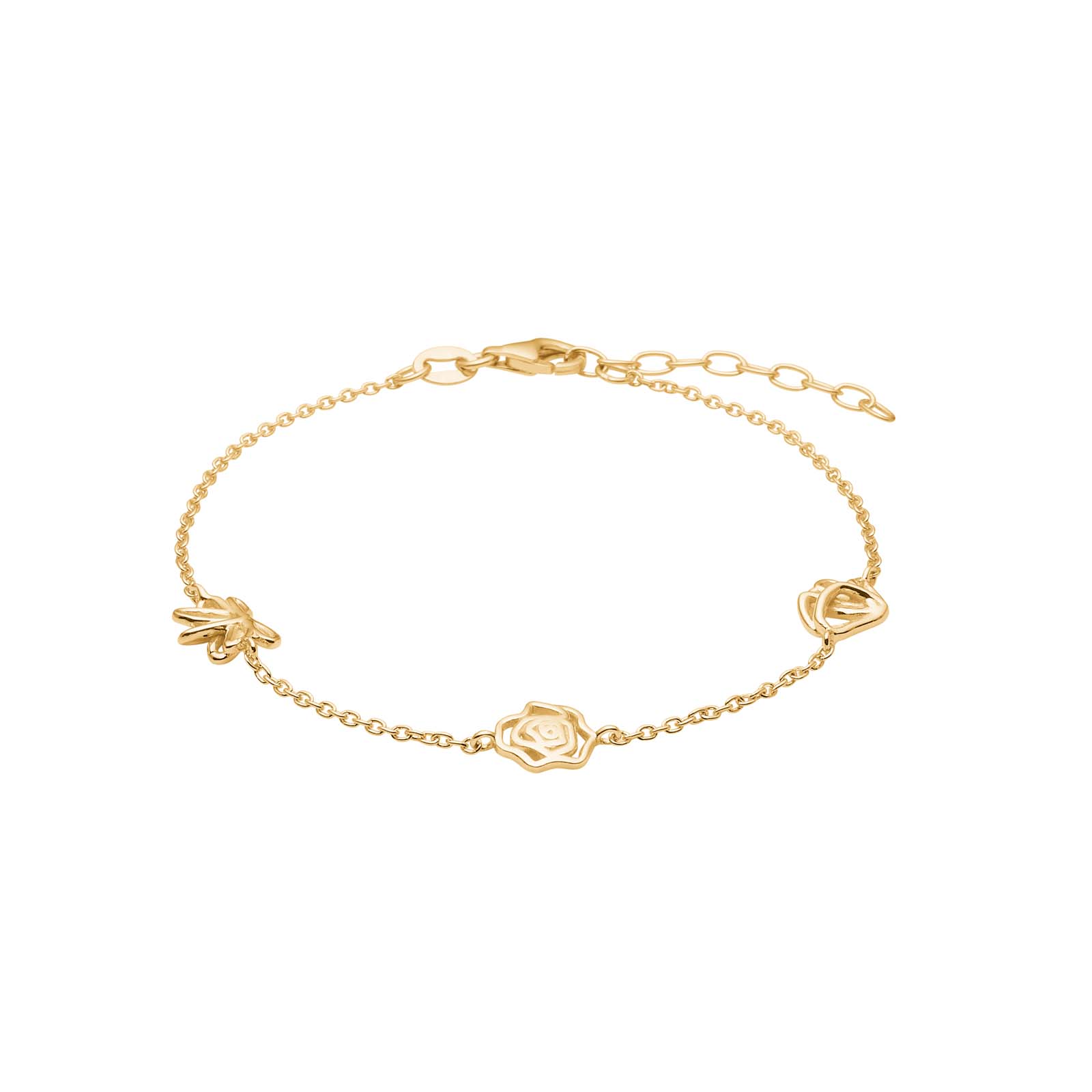Forgyldt sølv armbånd BLOSSOM52