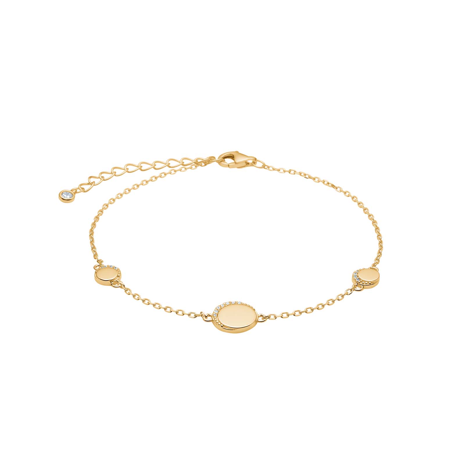 Forgyldt sølv armbånd SARANOR