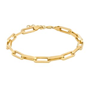 8kt. guldarmbånd firkantet led