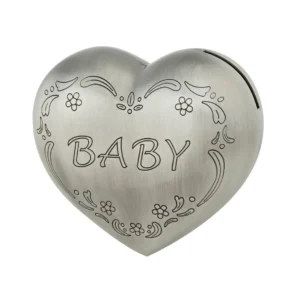 Fortinnet sparebøsse hjerte 152-76271